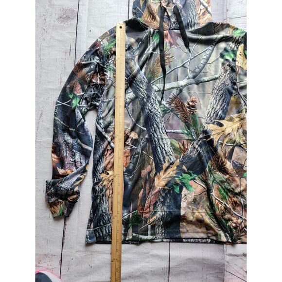 Pro One By NlJ Trader Real tree Camo Pullover Hoodie Size S - Picture 3 of 7